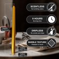 thumbnail image 3 of Candelabro Taper Candles dorado, 25 cm, sin perfume, sin humo, 24 unidades, 3 of 6