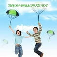 thumbnail image 2 of PVCS Jouet Éducatif de Soldat à Lancer à la Main Parachute pour Enfants (Vert) Cadeau pour Enfants, 2 of 3