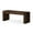 Brown, variant on Maven Lane Zeno Contemporary Wooden Bench in Weathered Natural Finish