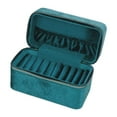 thumbnail image 1 of Caja de almacenamiento para pulseras, expositor de joyas con cremallera y 9 ranuras Azul eléctrico, 1 of 9