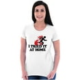 thumbnail image 3 of Tried It Home Nerd Science Project Womens Fitted Plus Size Graphic Tee Brisco Brands 3X, 3 of 5