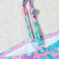 thumbnail image 6 of Girls One Piece Swimsuit Size 5-6 Cut Out Girls Swimwear Tankini Quick Drying Cute Floral Print Bathing Suit Spaghetti Strap Beach Swimwear Purple7-8 Years, 6 of 6