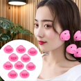 thumbnail image 2 of Rizadores sin calor, juego de 10 rulos para el cabello, ideales para mantener los rizos durante la noche, perfectos para dormir o viajar. Color rosa., 2 of 5
