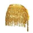 thumbnail image 5 of IROINNID Mini Elastic Waist Skirt For Women Sexy Hip Scarf Sequined Tassel Waist Scarf Adult Female Belly Dance Solid Color Skirt, 5 of 9