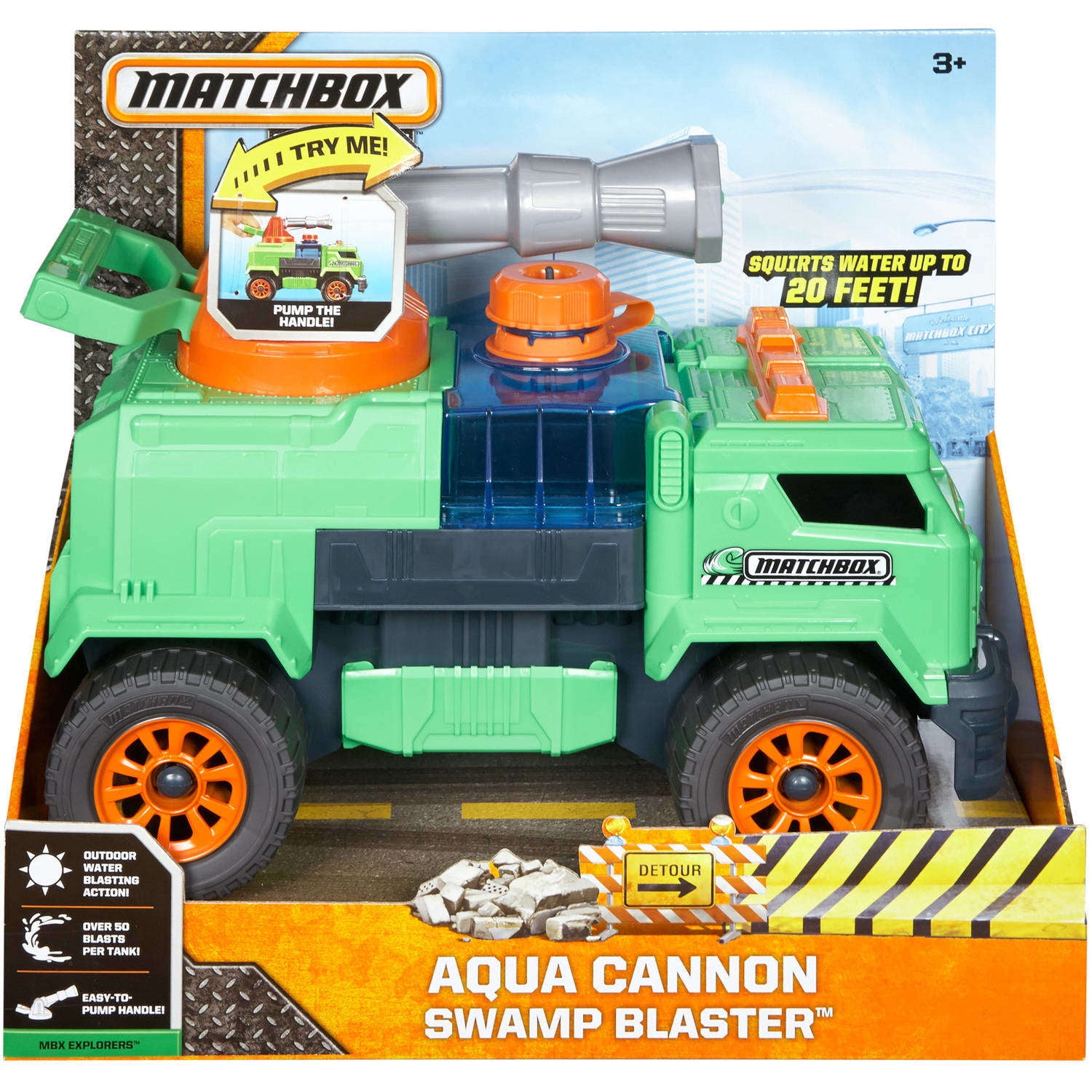 Matchbox Aqua Cannon Swamp Blaster Rig 
