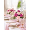 thumbnail image 4 of Flores artificiales InnoGear, espuma de rosas fucsias, 50 unidades, con tallos, 4 of 7