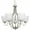 Brushed Nickel, variant on P4746-09-Progress Lighting-Arden - Chandeliers Light - 5 Light in Farmhouse style - 24.63 Inches wide by 22.25 Inches high-Brushed Nickel Finish