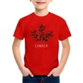 thumbnail image 1 of LUOGENLI Chemises Maxi pour Garçons Été Hauts Serrés pour Usage Quotidien Décontracté pour École et Activités Extérieures Col Rond Manches Courtes Rouge Taille 12-13 Ans, 1 of 4