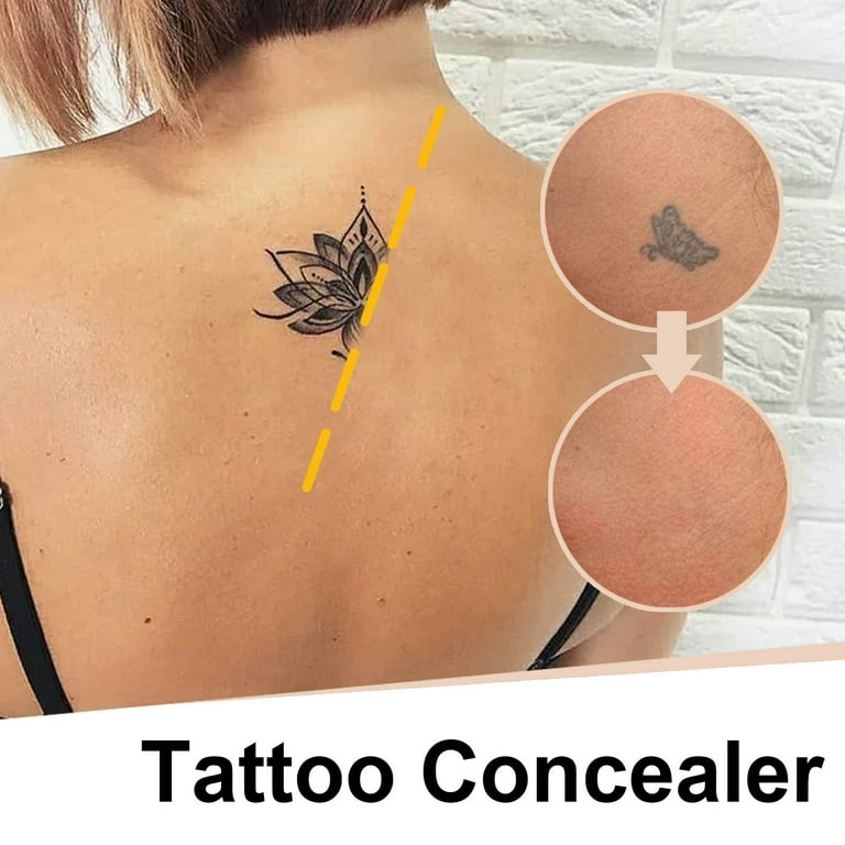 EARKITY Tattoo Cover Up, Tattoo Cover Up Makeup Waterproof, Professional Tattoo Concealer for Dark Spots, Scars, Vitiligo, And More