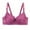 Purple, variant on Dealovy Everyday Bras for Women Full Coverage Lace Floral Push up Comfort Adjustable Strap Daily Bra