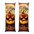 thumbnail image 3 of Halloween Body Pillow Cover, Halloween Full Moon Pumpkin Bat Halloween Decorations Body Pillow Cases with Zipper Soft Smooth Skin Friendly Long Pillow Case 20x60 inches, 1Pc, 3 of 7