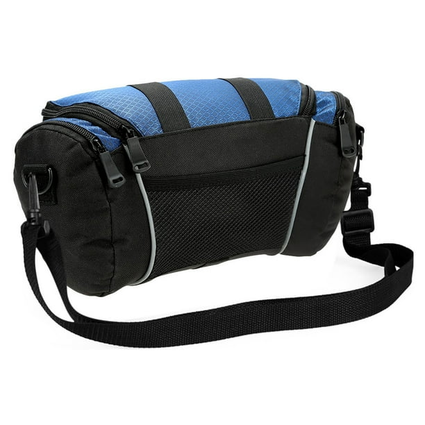 Bike Handlebar Bag Bike Triangle Frame Bag Adjustable Waterproof Bicycle Front Storage Bag Large Capacity Cycling Front Pack Walmart Com Walmart Com