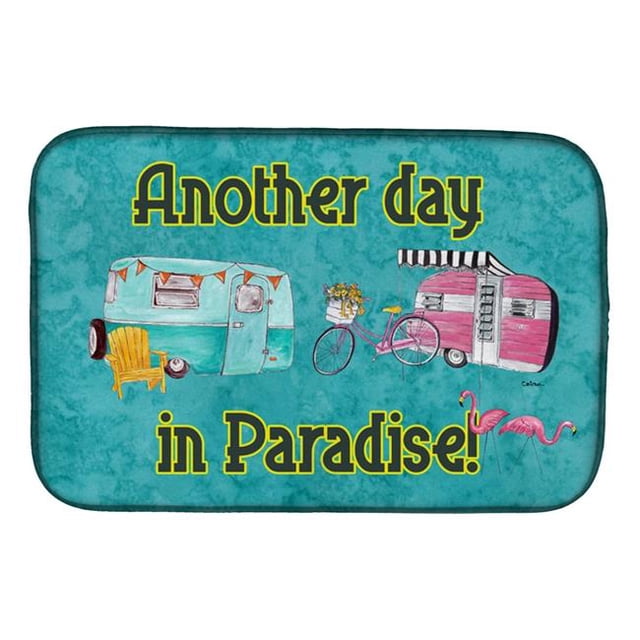 Carolines Treasures 8758DDM Another Day in Paradise Dish Drying Mat
