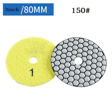 

1PC 3Inch Diamond Dry Polishing Pad For Granite Marble Grinding Sanding Disc