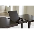 thumbnail image 7 of Bowery Hill Modern Hardwood Solids Dark Grayish Brown Dining Extension Table, 7 of 7