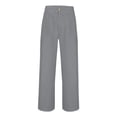 thumbnail image 6 of Dress Pants Mens Casual Baggy Wide Leg Pleated Slacks Vintage Stylish Loose Fit Work Trousers Gray XL, 6 of 7