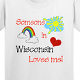 thumbnail image 4 of Inktastic Someone in Wisconsin Loves Me Youth T-Shirt, 4 of 5