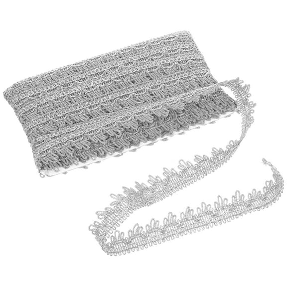 STRANDCHIC braided ribbon trim Sewing Trim Women Silver Accessories Making DIY Projects 1 Set