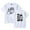White, variant on Rita Ora Loose summer hip-hop rap women's men's short sleeved T-shirt top