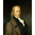 thumbnail image 3 of Hercule de Roche 20x24 Black Modern Framed Museum Art Print Titled - Portrait of Benjamin Constant (1767-1830), Writer and Politician (1820), 3 of 5