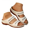 thumbnail image 6 of Mostsola Wedge Sandals for Women 2025 Fashion Boho Slip on Slippers Casual Platform Slides Shoes, 6 of 8