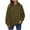 01#Army Green, variant on Womens Hooded Sweatshirts Plus Size Oversized Hoodie Long Sleeve V Neck Sweatshrit With Poccket Solid Color Women's Tunics Fall Pullover Casual Loose Tops for Work Office Clothes