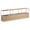 Brown, variant on Modern TV Stand for 65-70" TV, Metal Entertainment Center TV Media Console Table with 3 Doors and Shelf, Black