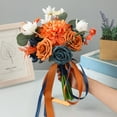 thumbnail image 4 of Fabric Cloth Flowers Bouquet Handheld Flowers Bouquet For Various Wedding Theme And Wedding Dress, 4 of 9