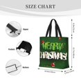thumbnail image 2 of Balery Merry Christmas Bolsa de Mano para Mujeres con Cremallera, Bolsa de Gimnasio con Compartimentos, Bolsa para Laptop, Bolsa para Trabajo, 2 of 6