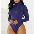thumbnail image 1 of Body De Cuello Alto,Bodysuit De Manga Larga para Mujer Body Delgado Body para Mujer Estándares Líderes En La Industria, 1 of 6