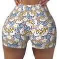 thumbnail image 2 of Lsque Cute Rabbit Pattern High Waisted Biker Shorts for Women-Tummy Control Fitness Athletic Workout Running Yoga Gym Shorts,Moisture-Wicking-XX-Large, 2 of 9