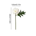 thumbnail image 3 of Springs Flowers Artificial Silk Peony Bouquets Wedding Home Decoration,Pack of 1 (Spring White), 3 of 6