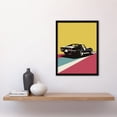 thumbnail image 4 of Artery8 Sports Car Modern Geometric Colour Block Design For Living Room Art Print Framed Poster Wall Decor 12x16 inch, 4 of 5