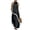 Black, variant on Women's 2 Piece Outfits Hooded Sleeveless Tunic Top And Wide Leg Pants Set Color Block Trim Linen Blend Irregular Hem Sets With Pockets For Summer Vacation Daily Wear S Khaki