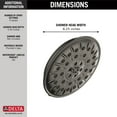 thumbnail image 2 of Delta Universal Showering Components: UltraSoak™ 4-Setting Shower Head, 2 of 2