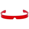 thumbnail image 2 of Gafas de sol sin montura en forma de V Mujeres Hombres Gafas Playa Deportes rojo, 2 of 9
