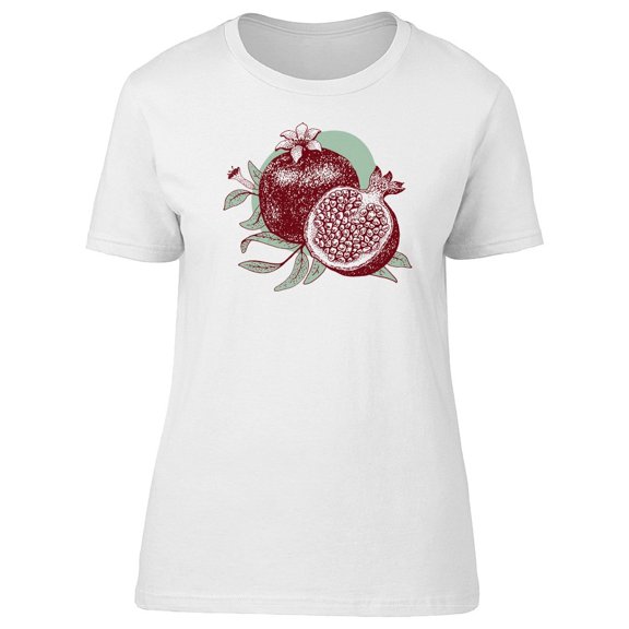 Cool Grunge Vintage Pomegranate Tee Women's -Image by Shutterstock
