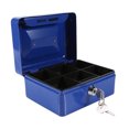 thumbnail image 1 of Hweilai 1PC Mini Portable Steel Petty Lockable Cash Money Coin Safe Security Box Household New, Money Safe Box, Home Safe Box, 1 of 7