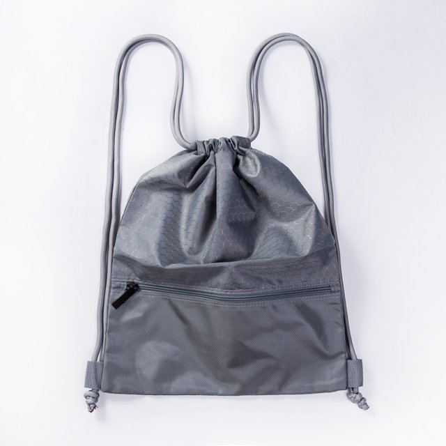 Mochilas de nylon impresas en forma de panal, mochilas de cuerda, adecuadas para viajes al aire libre