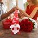 thumbnail image 2 of Muñeco De Peluche Sin Rostro De San Valentín, Juguete De Peluche De Elfo, Decoración De Enanos Hechos A Mano, Regalos De Fiesta En Casa Para Mujeres Vogacara FN007577-00, 2 of 6