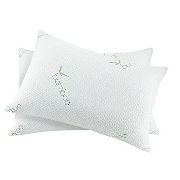 Home Sweet Home Dreams Hypoallergenic Bamboo Memory Foam Bed Pillows (2 Count)