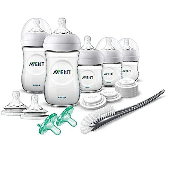 Philips Avent Set de Regalo de Inicio para Recién Nacidos con Biberones Naturales para Bebés