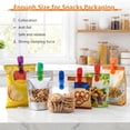thumbnail image 2 of Magnetic Chip Clips, 18 Pack Bag Clips with Snap-Fit Design, Food Storage Clips for Kitchen Fridge Organization, 2 of 6