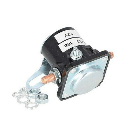 Starter Solenoid - Prestolite Style - 12 Volt - PVC Body fits Case A57068 fits International 896217C1 fits Massey Ferguson TO35 35 50 65 1019398M91