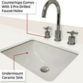 thumbnail image 4 of 84 In. W Bath Vanity With White Quartz Countertop, Faucet, 36 Mirrors - Modern Bathroom Cabinetry Double W, Top, Stylish Decoration, 4 of 7