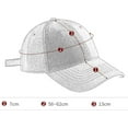 thumbnail image 2 of YooGuoGuo Women’s Outdoor Baseball Cap Retro Distressed Cotton Unstructured Hat Sun Protection Sport Hats, 2 of 9