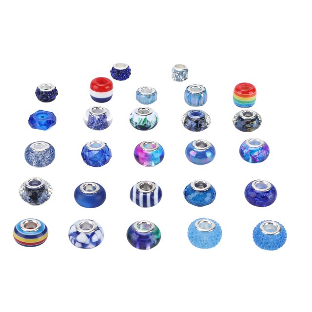 Granos De Agujero Grande, Regalo Perfecto Ampliamente Utilizado Varios Colores Granos De Agujero Grande De Bricolaje Estilos Múltiples Satisfacer Las Necesidades De Bricolaje Para ANGGREK Otros