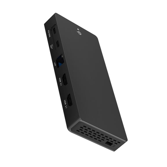 TypeC Docking Station 8K30Hz Two HDMIcompatible Triple Display 10Gbps High Speed USB Expansion 12 in 1 HUB Splitter