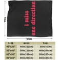 thumbnail image 2 of One Music Direction Blanket Summer Quilts Soft Warm Air Conditioning Blanket 50"x60", 2 of 6