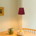 thumbnail image 4 of Shisuyan 2pcs Fabric Lampshade Small Lampshade Clip On Bulb Retro Style Lamp Shade Barrel Lamp Shade Accessory, 4 of 8